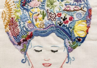 'Creative Thinking' Hand embroidery Sally-Ann Duffy